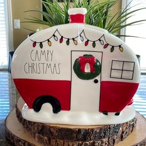 Rae Dunn Campy Christmas Canister